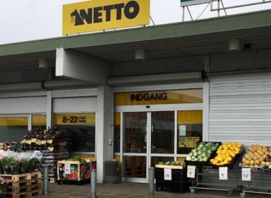 Facaden til Netto på Rundhøjtorvet