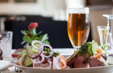 højtbelagt smørrebrød