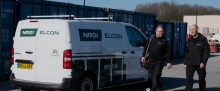 ELCON bilen parkeret